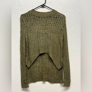 Women’s Knit Hi/Low Long Sleeve Sweater